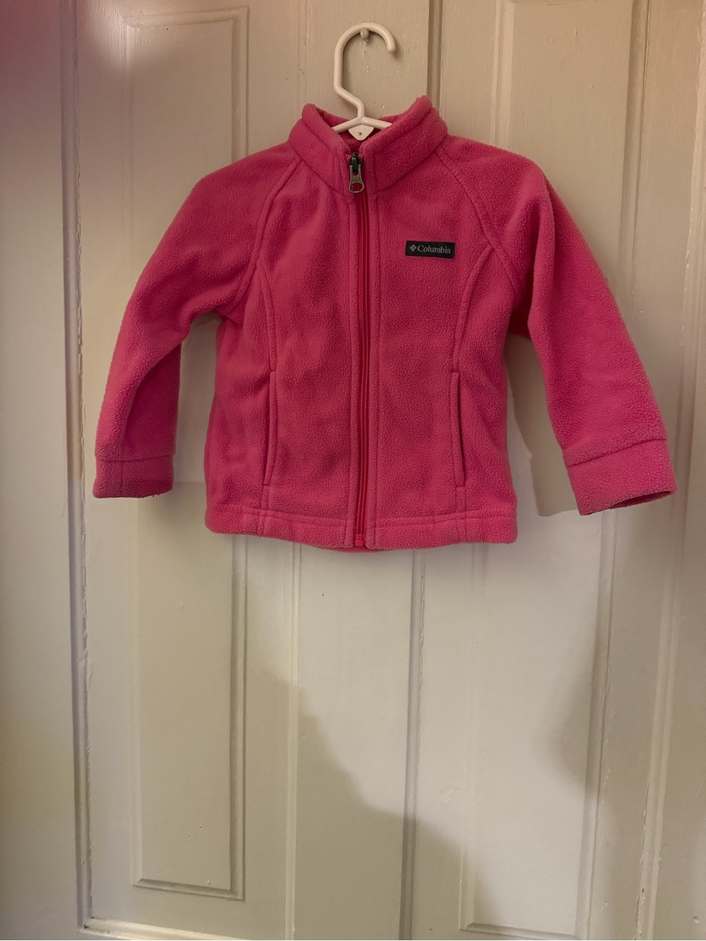 Columbia Girls' Bright Pink Fleece Jacket - Full Zip